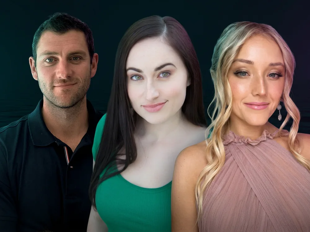 Joe Dickinson, Jessica Shaffer and Nicole Linghor of the SHARK team